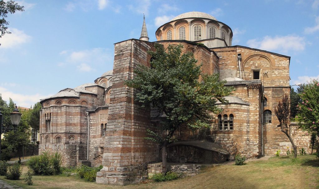 Biserica Chora din Istanbul păstrează una dintre cele mai vechi icoane reprezentând Bunavestire la fântână