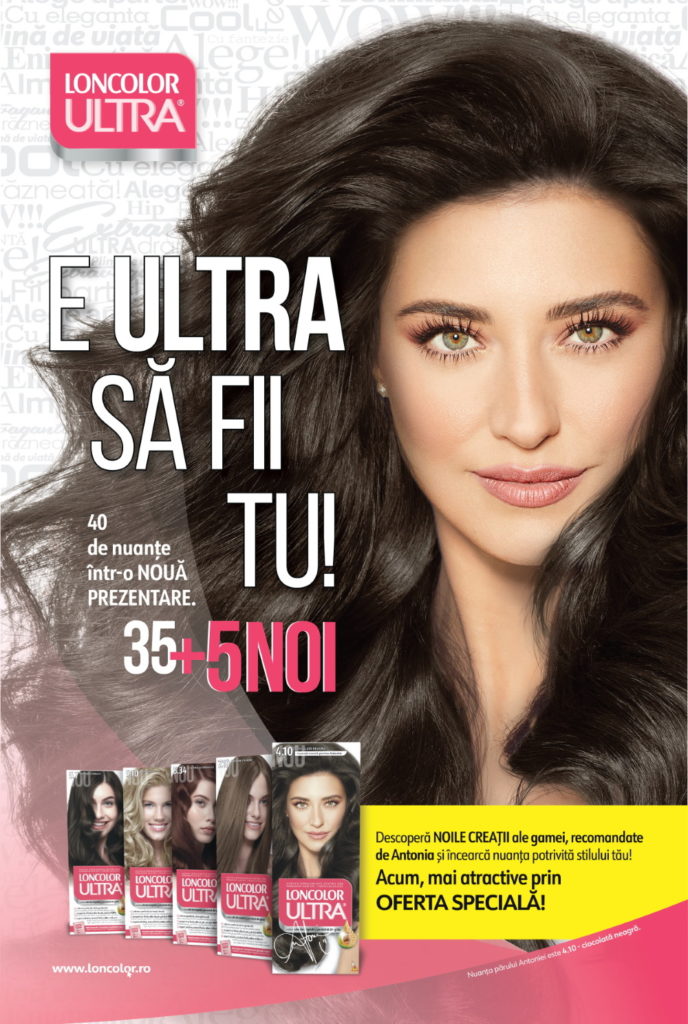 LONCOLOR ULTRA îmbracă haine noi și primește un vot de încredere de la ANTONIA (PUBLICITATE)